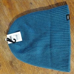 Vans beanie hat new with tags greenish blueish